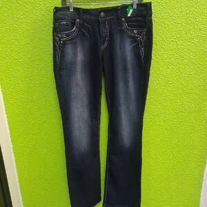 Silver Jeans Women's Dark Indigo Straight Leg
